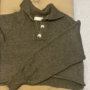 Altar'd State Women's Dark Green Turtleneck Sweater